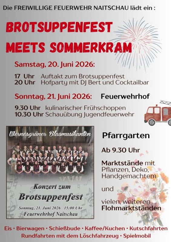 Brotsuppenfest 2026 in Naitschau
